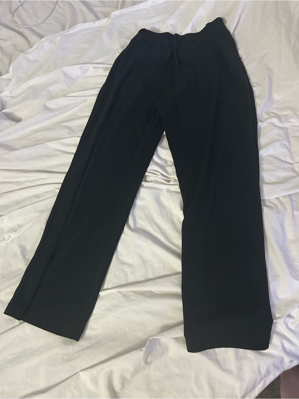 Women’s Black Elastic Waist Dress Pants